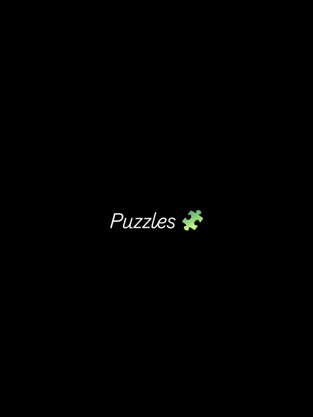 Selected Puzzles